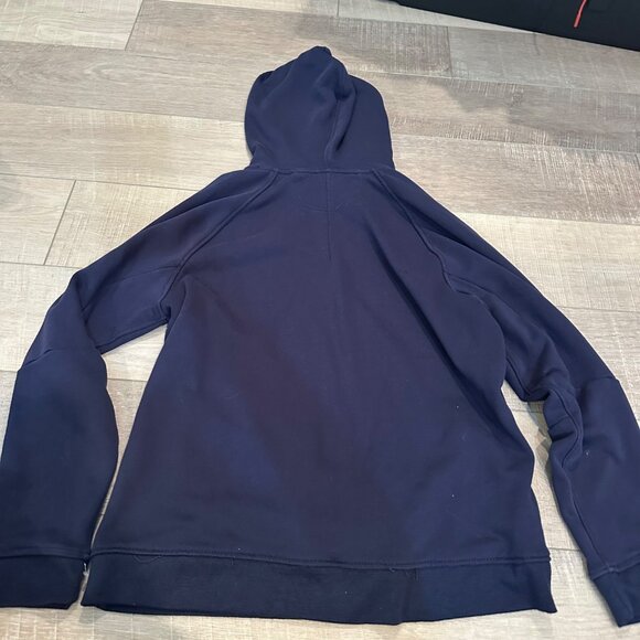 KENNETH COLE WOMENS LARGE ACTIVE NAVY BLUE HOODIE - Picture 8 of 8